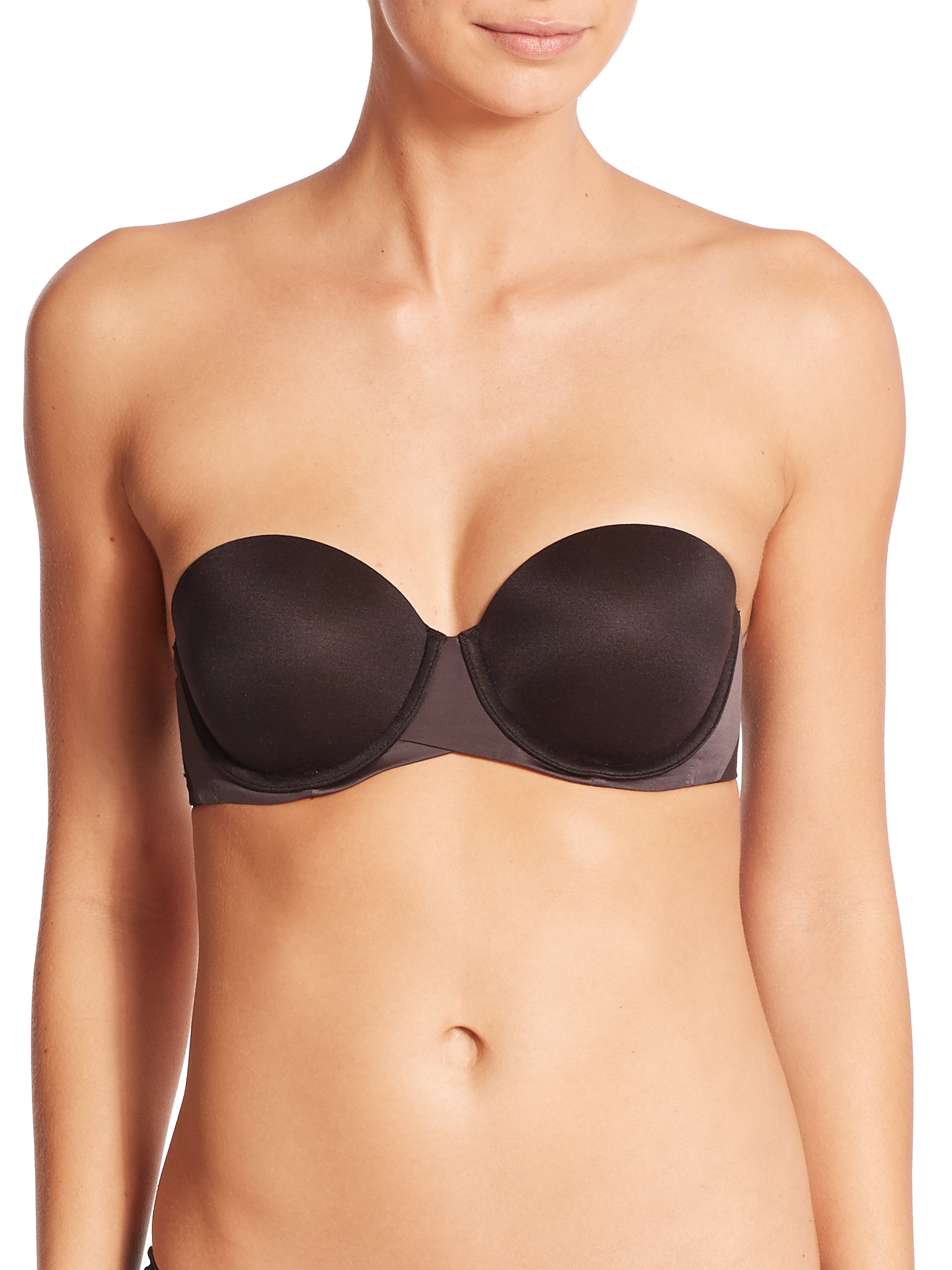 Spanx Pillow Cup Signature Strapless Bra in Black Lyst