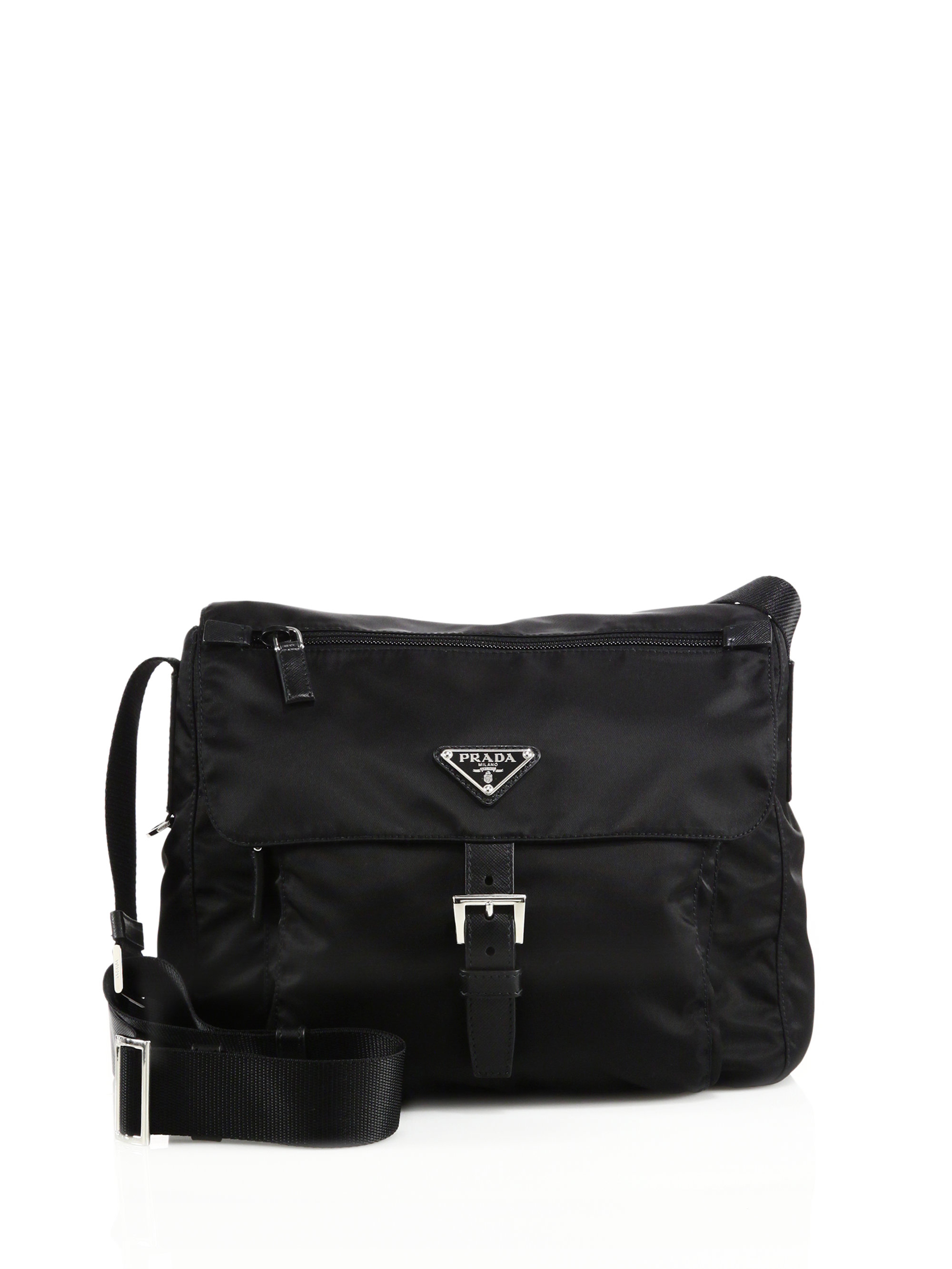 Prada Black Nylon Handbag | semashow.com