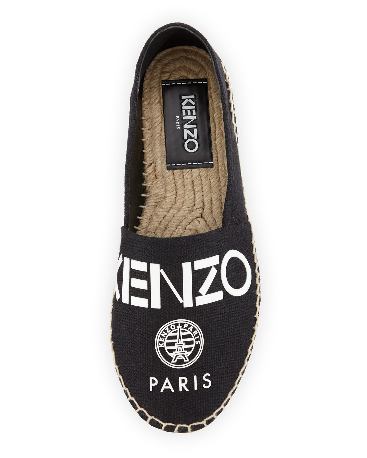 kenzo logo espadrilles