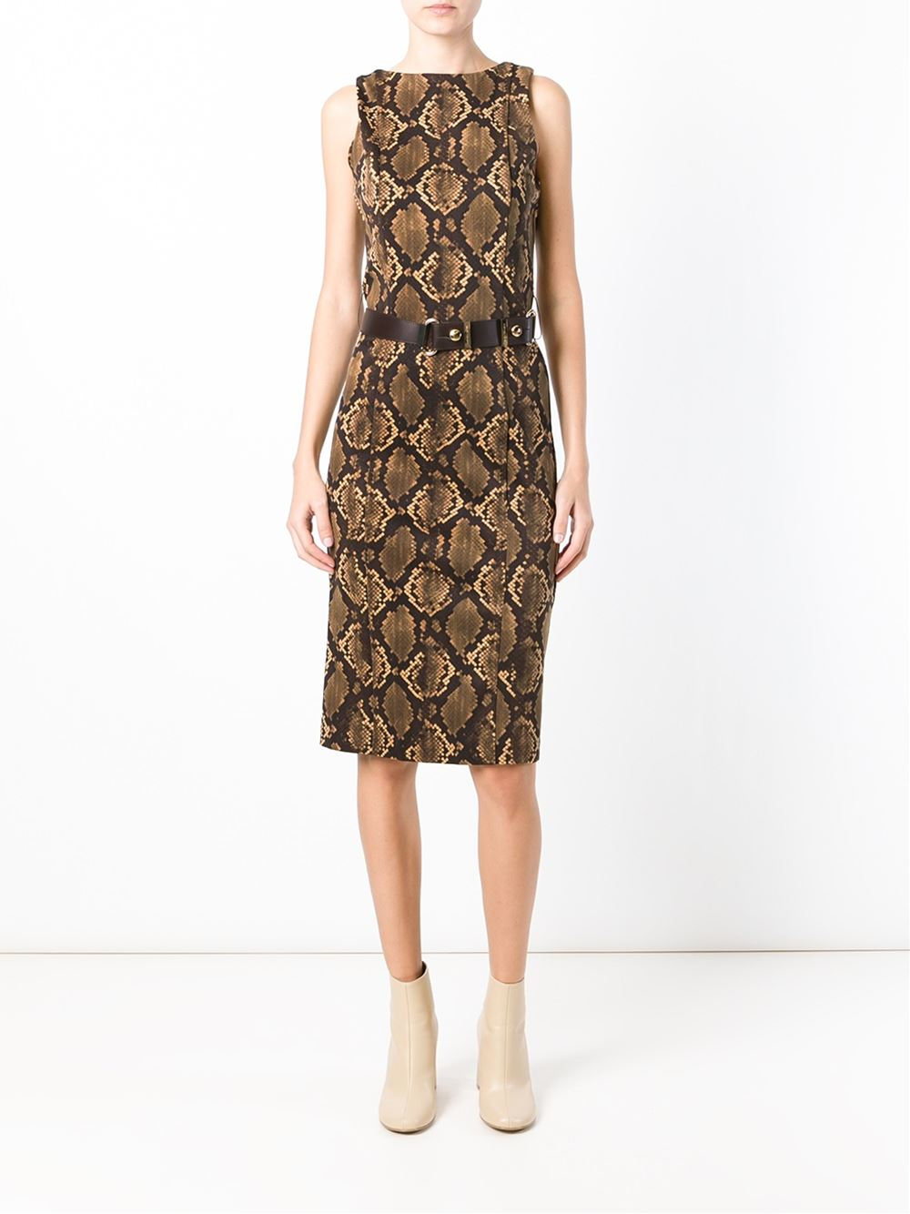 michael kors snake print dress
