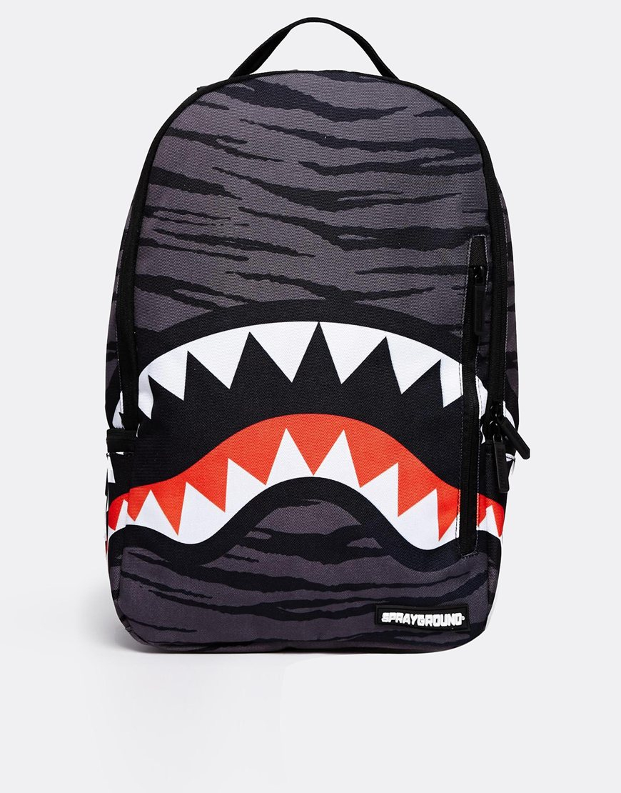 Sprayground Shark Backpack in Black for Men - Lyst