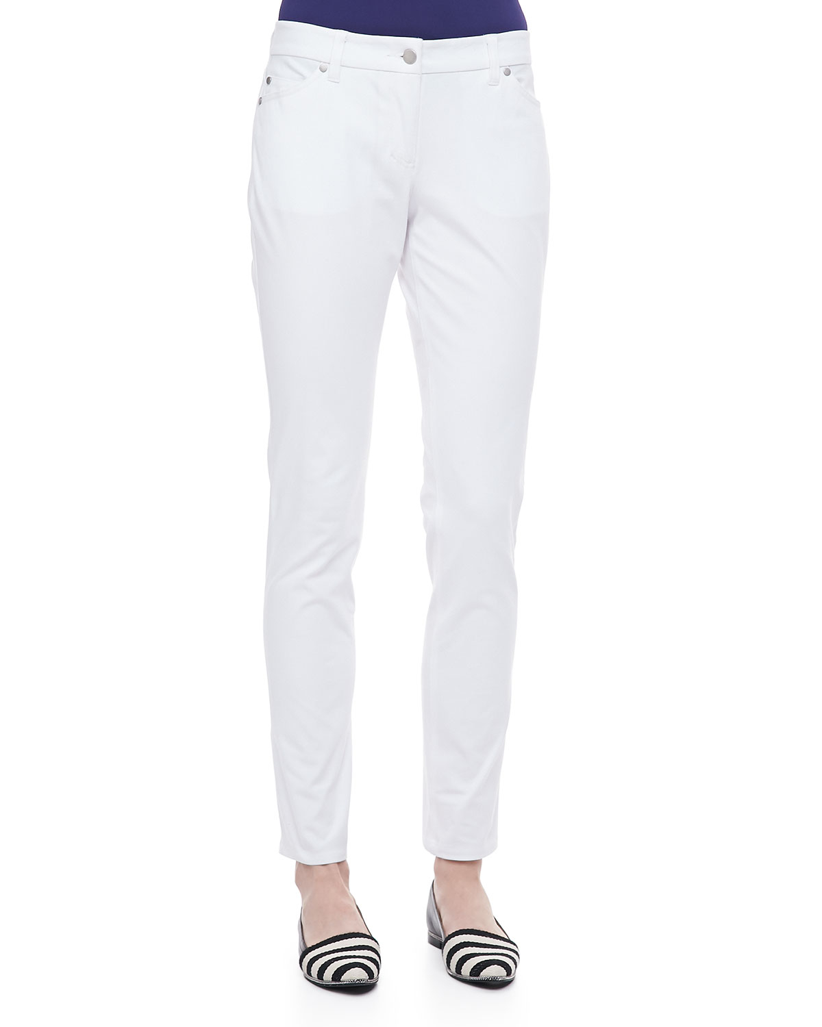 eileen fisher white jeans