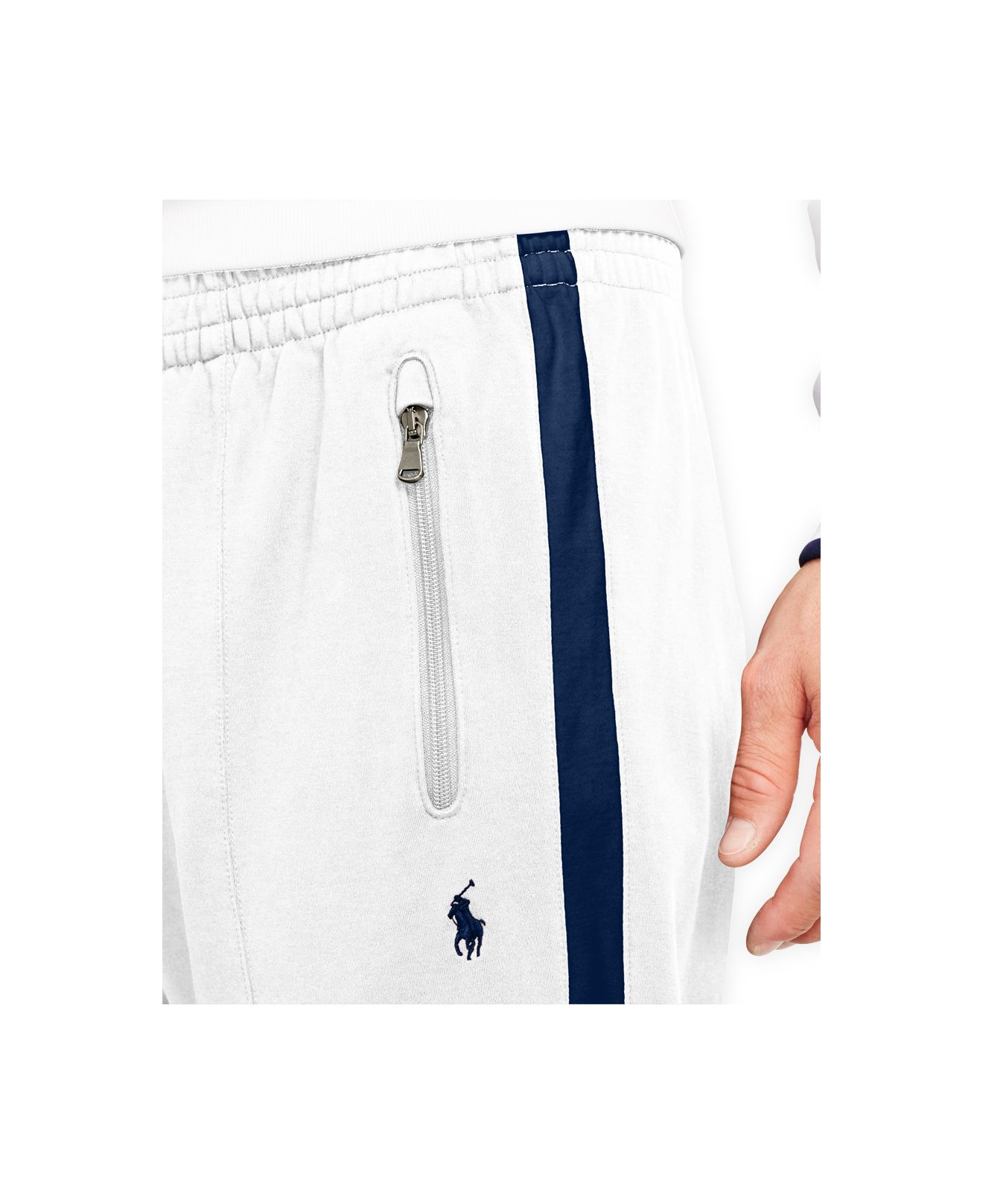 Polo Ralph Lauren Interlock Track Pants in White for Men | Lyst