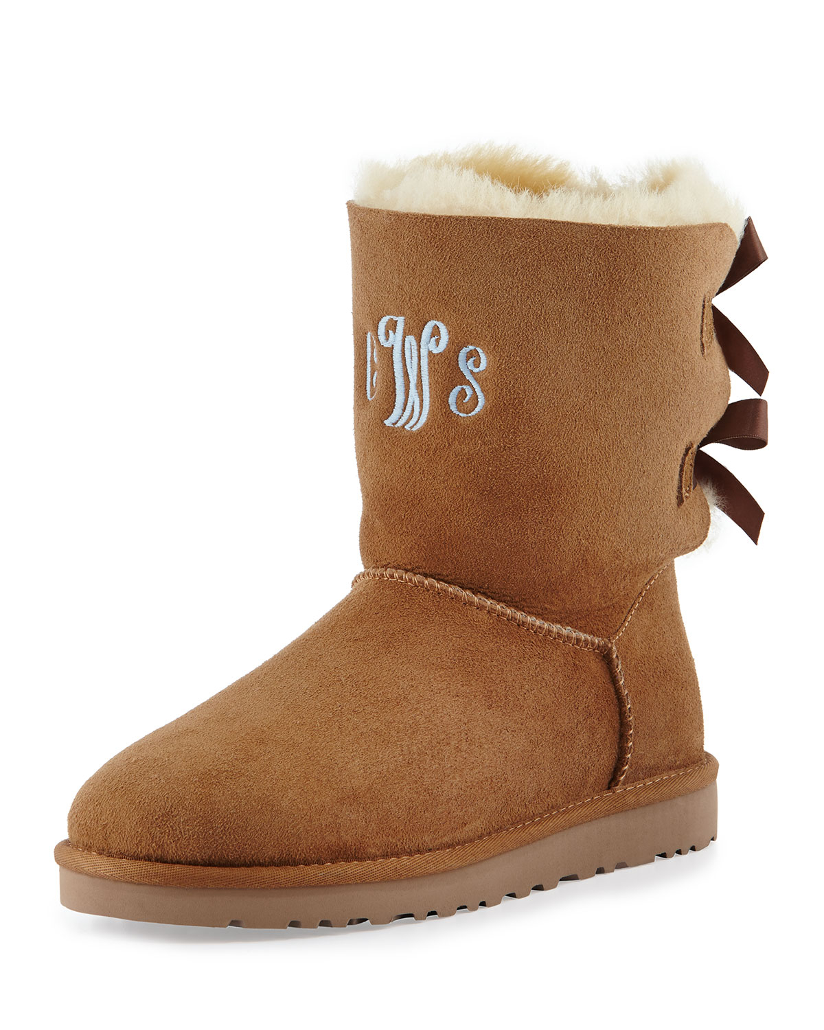 ugg boots brown with bows