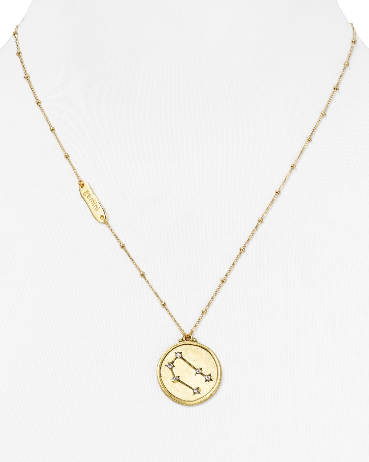 Sequin Astrological Star Map Necklace 18 in Metallic Lyst