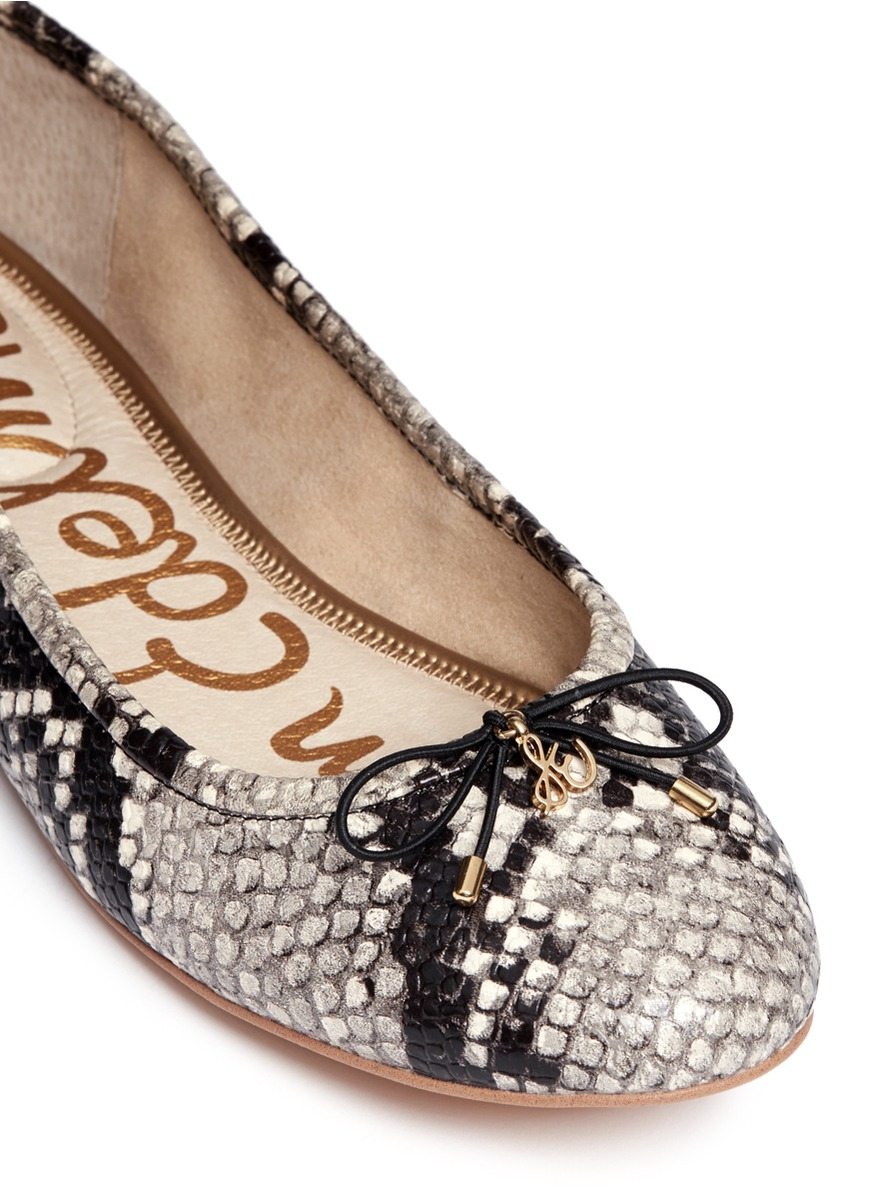 sam edelman flats animal print