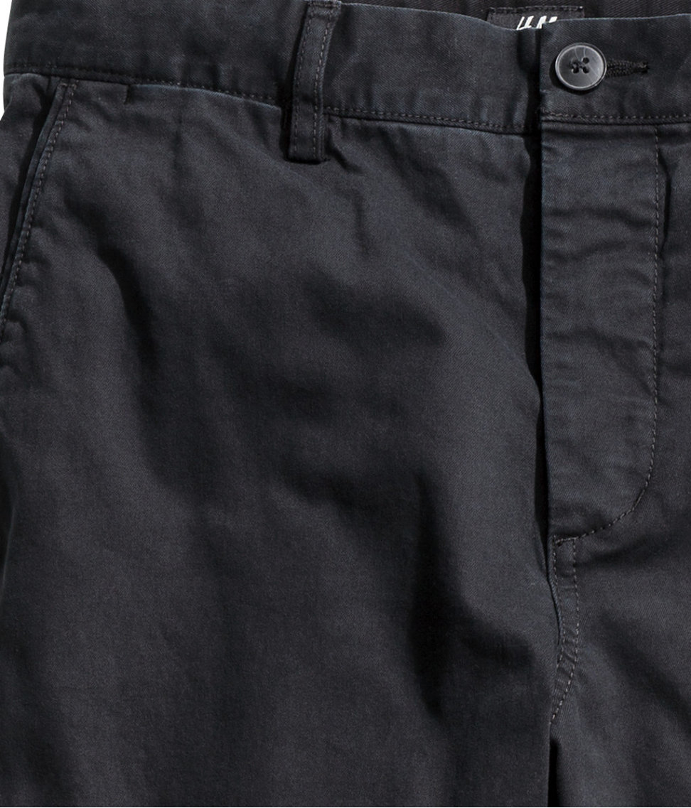 black chino pants h&m