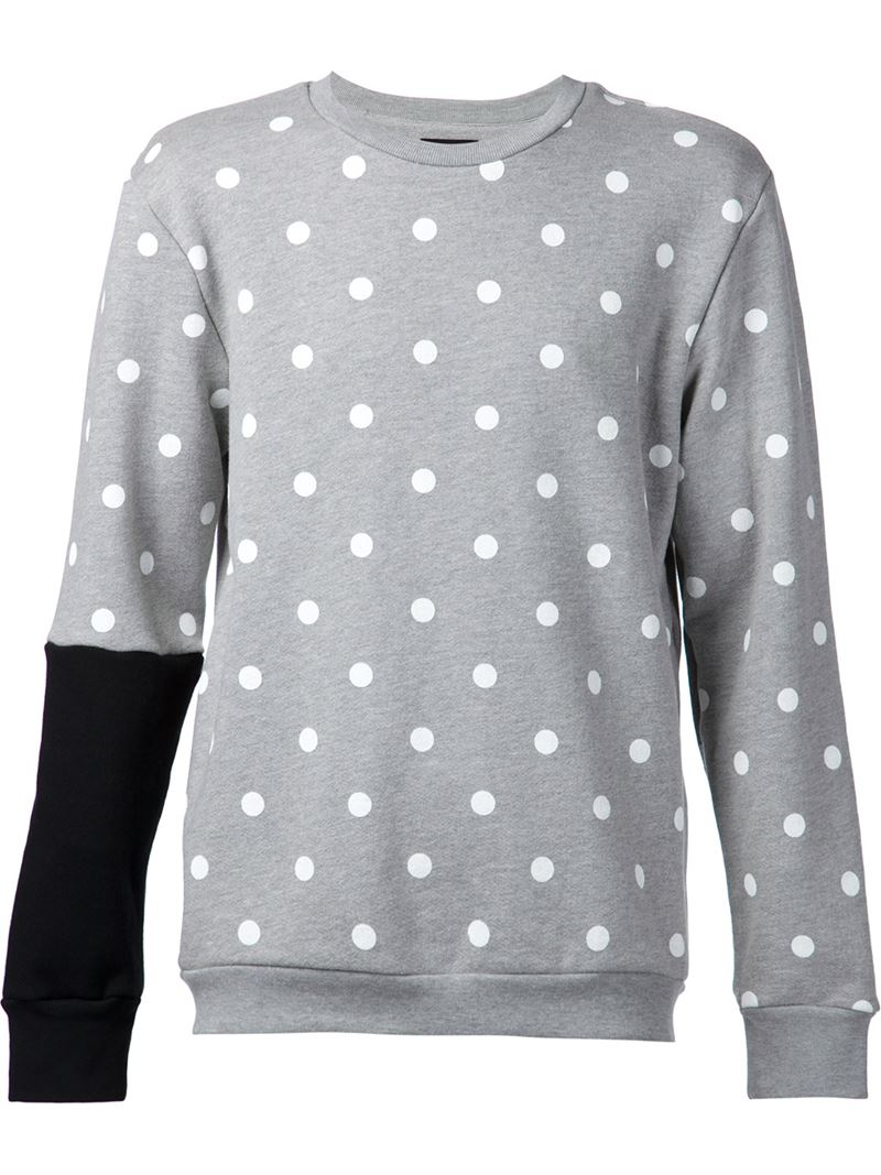 dot sweatshirt