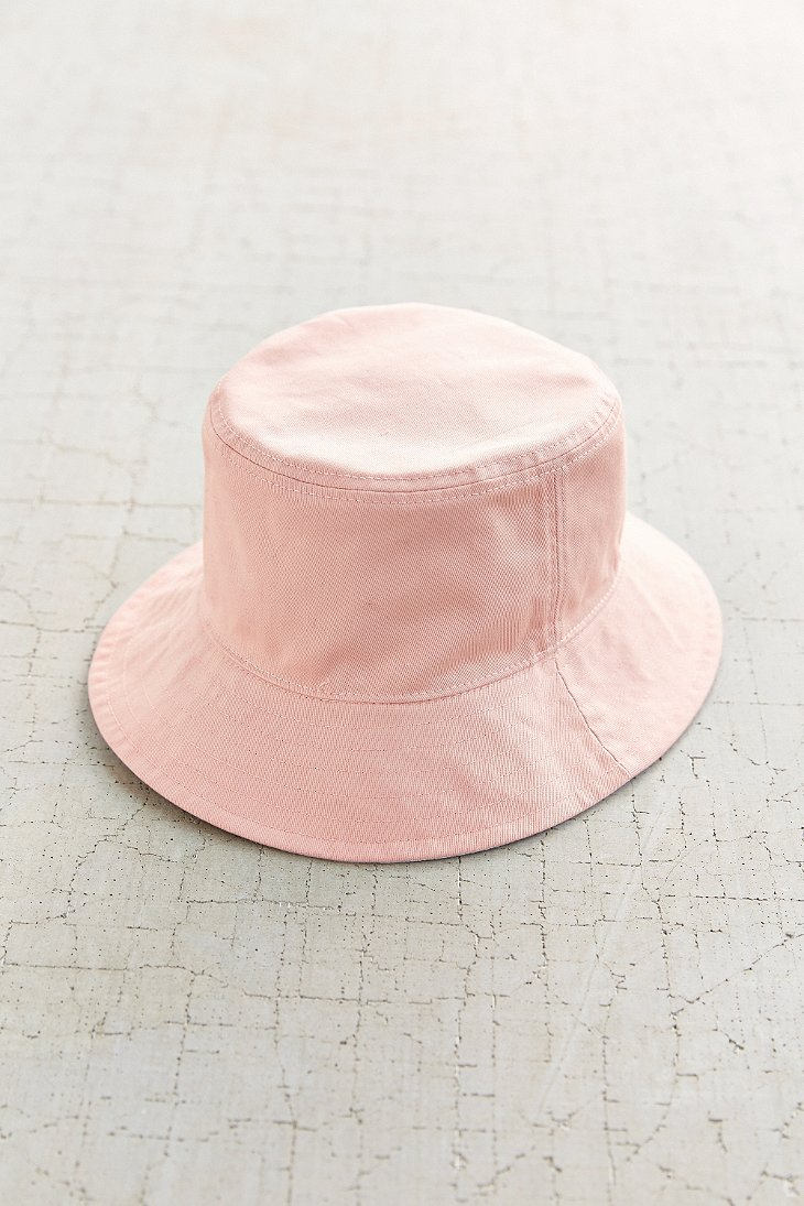 stussy pink bucket hat