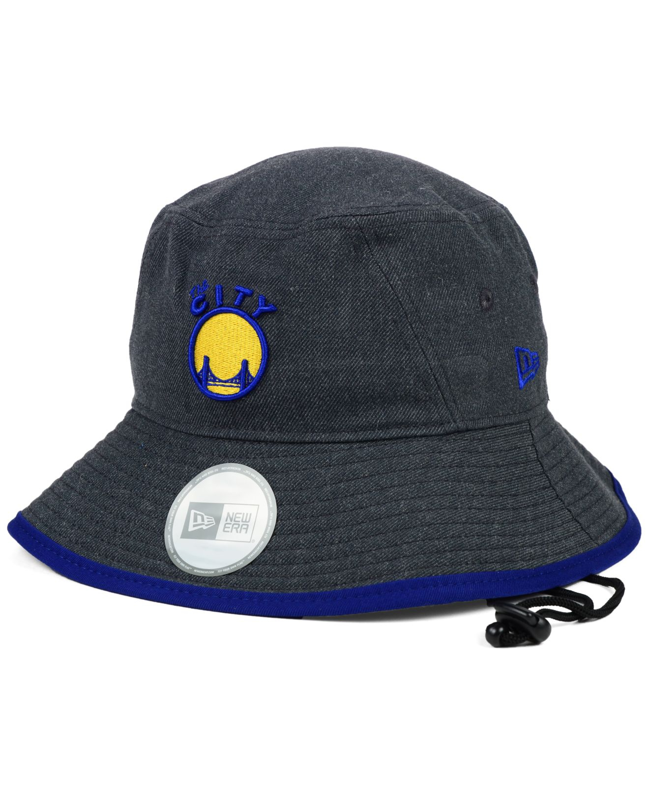 KTZ Golden State Warriors Hardwood Classics Fashion Tipped Bucket Hat in  Gray for Men