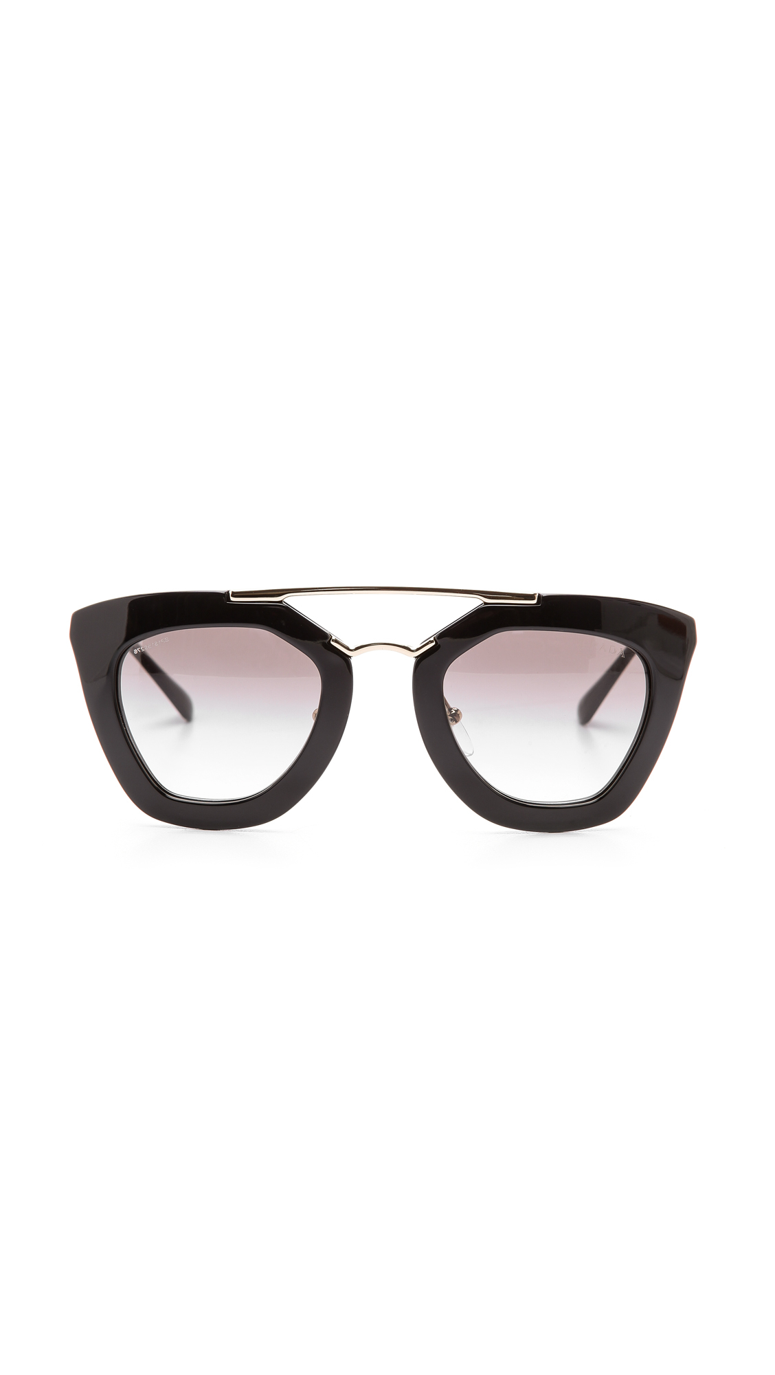 prada thick frame sunglasses