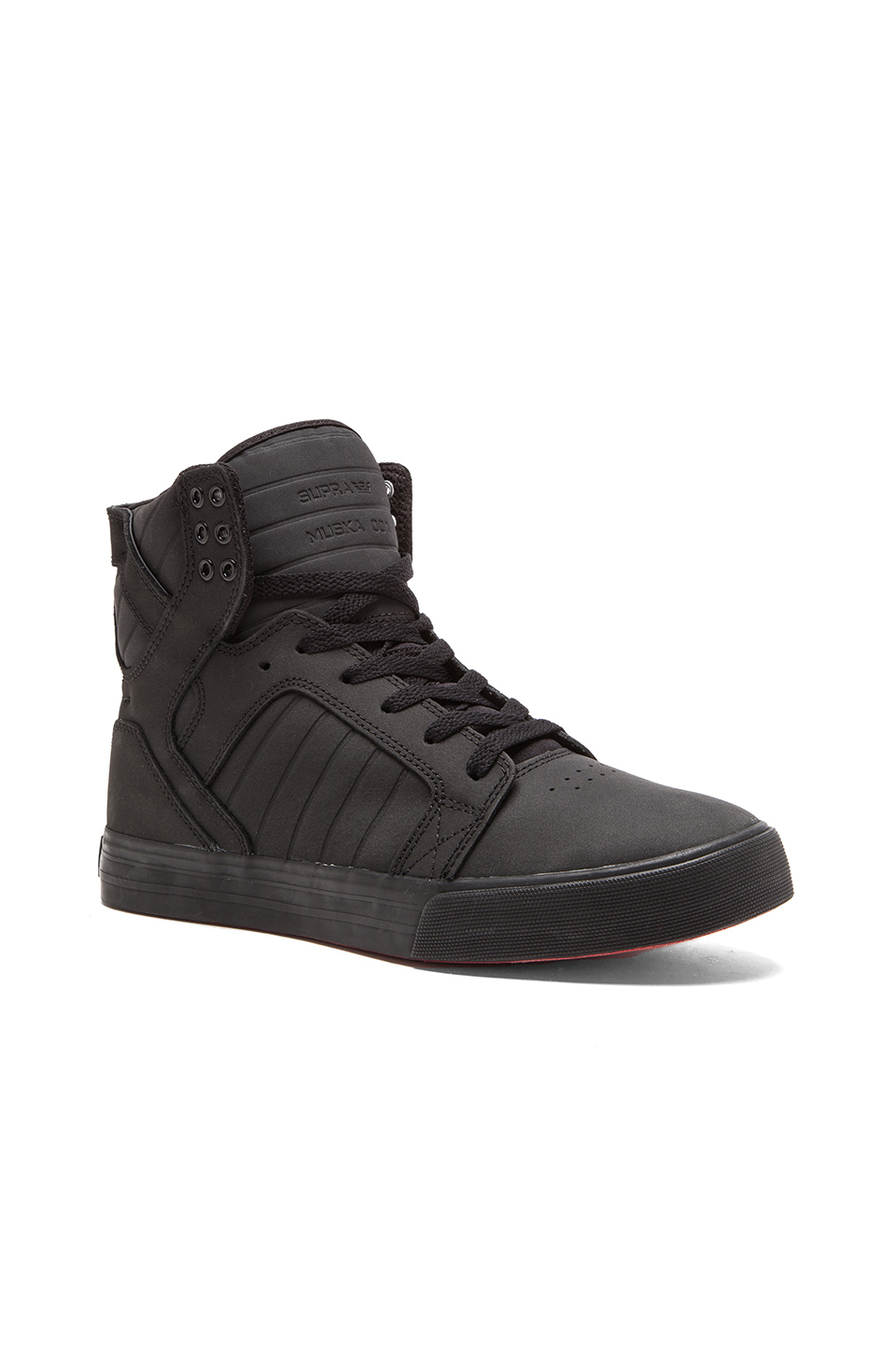 Supra Skytop Leather Sneakers in Black for Men | Lyst