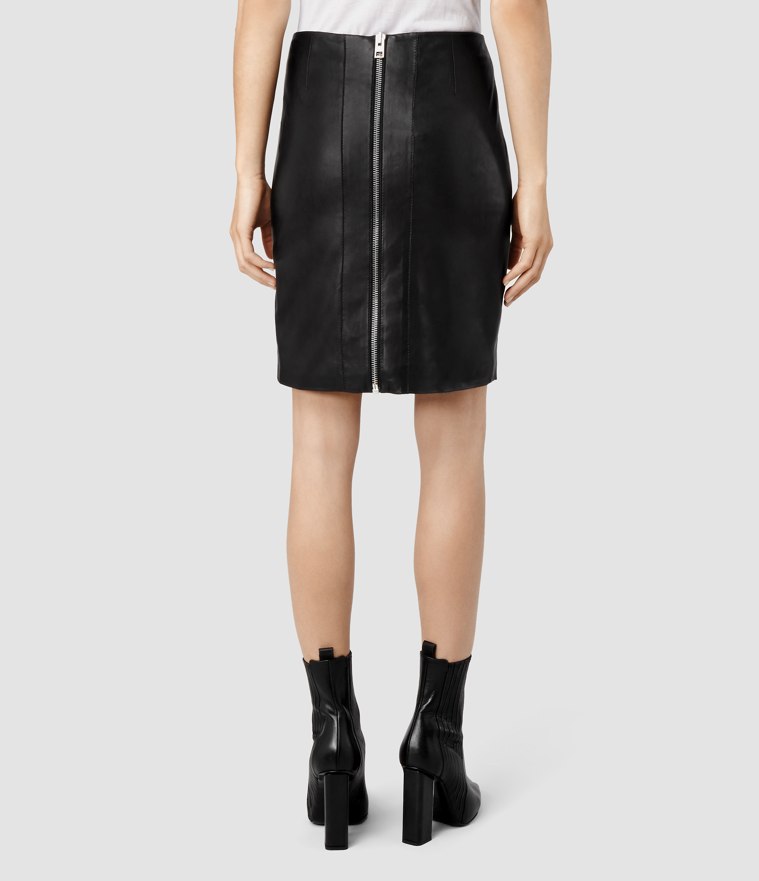 All saints leather skirt Clearance