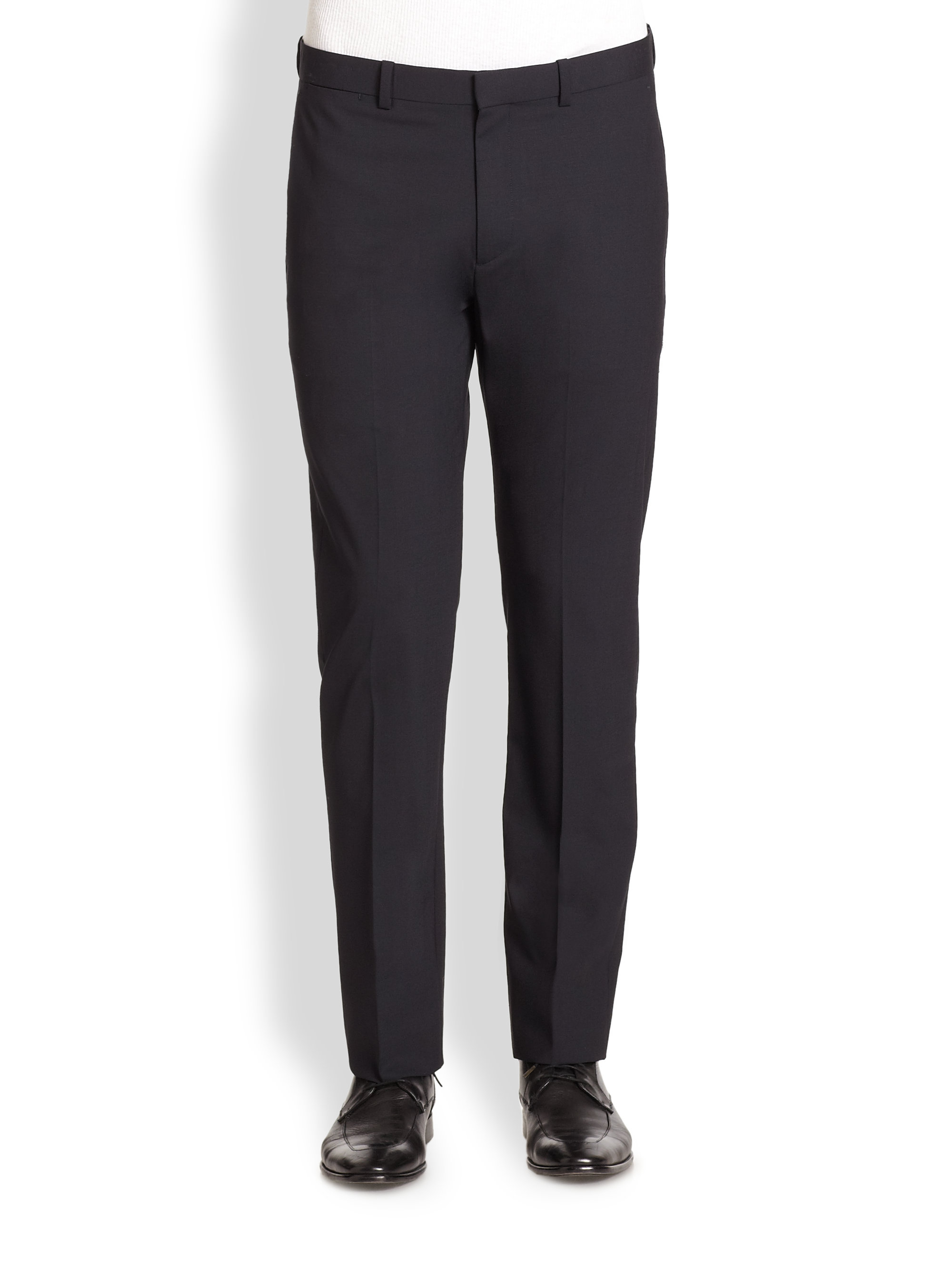 Theory Jake Tailored Suit Pants in Black for Men | Lyst