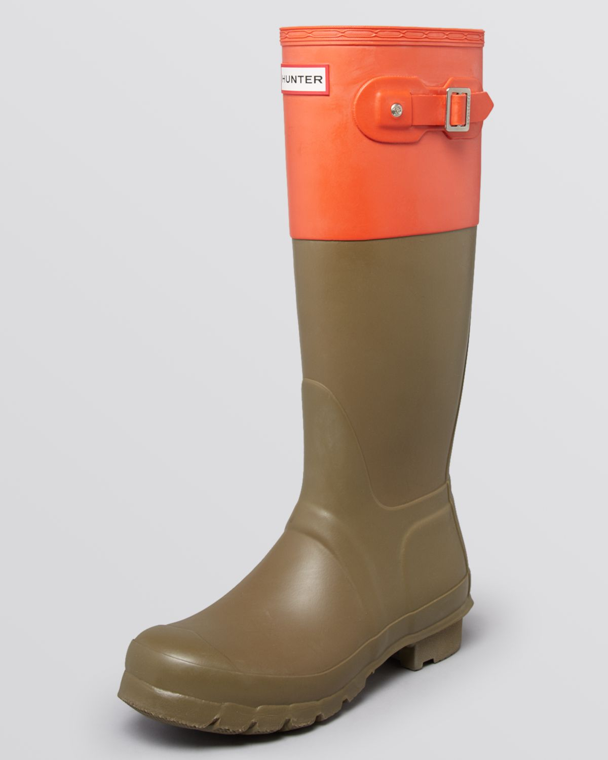 orange hunter boots