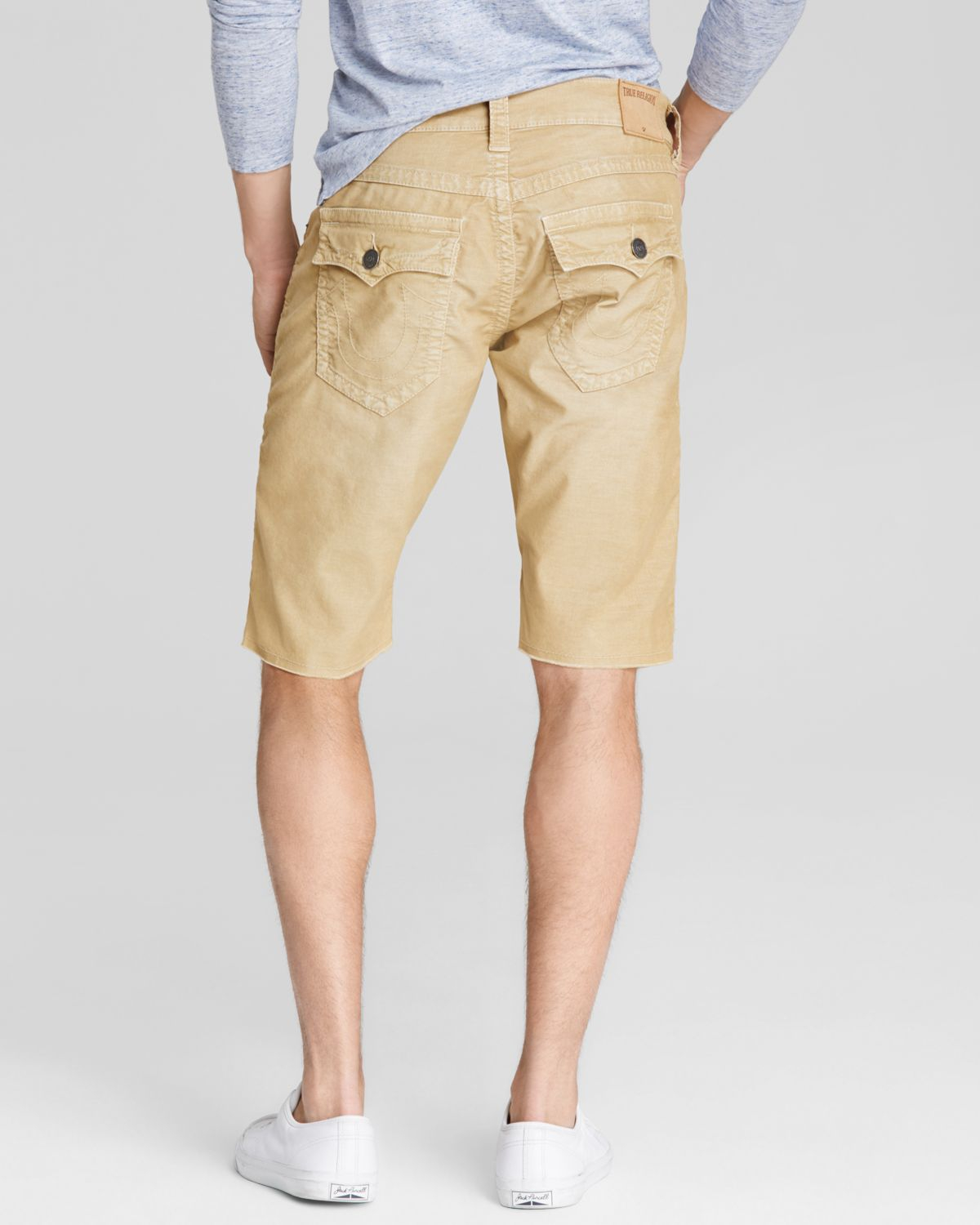 true religion khaki shorts