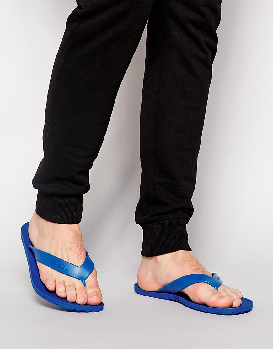 diesel splish flip flops