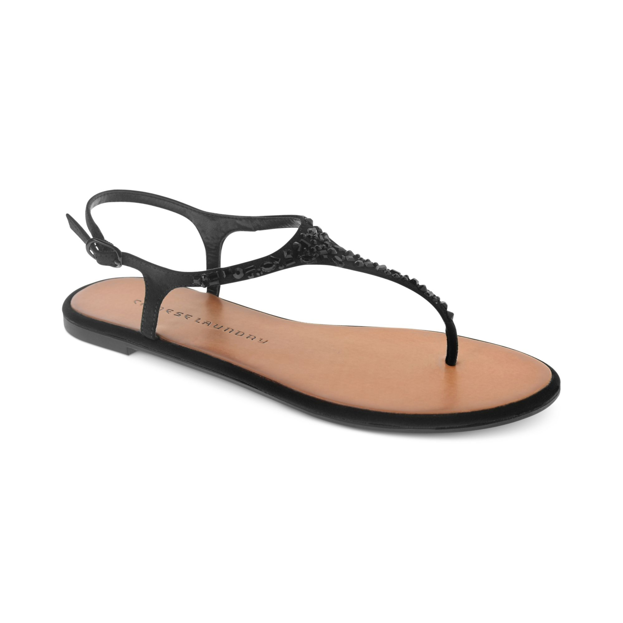 chinese laundry black sandals