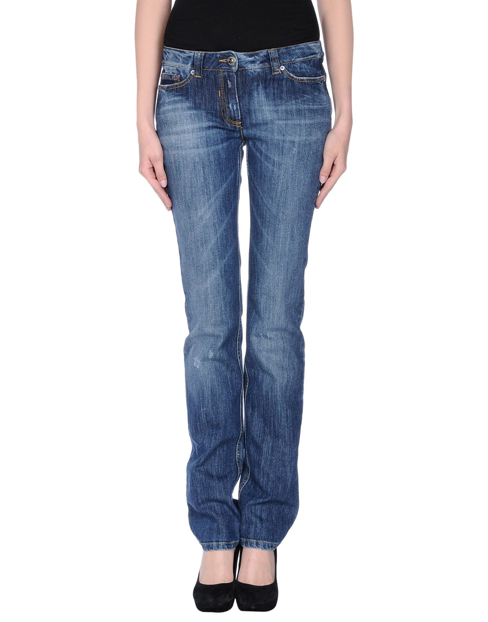 byblos denim in blue lyst byblos denim in blue lyst