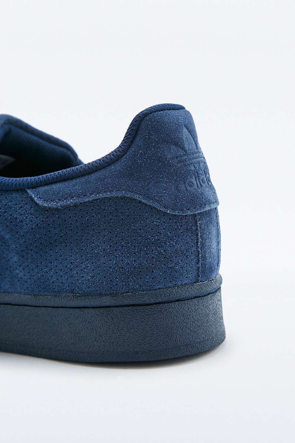 blue suede adidas trainers