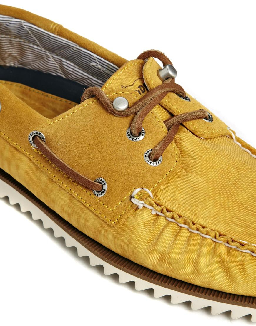 sperry yellow shoes