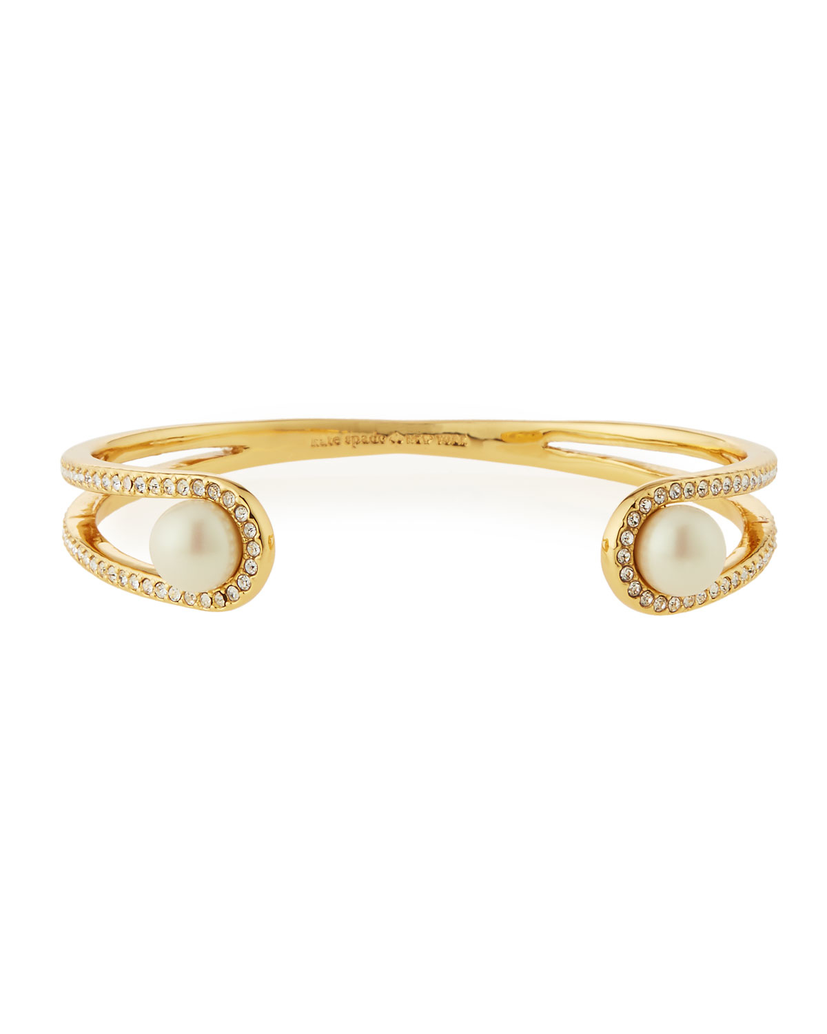 Kate Spade Purely Pearly Open Cuff Bracelet in Metallic Lyst