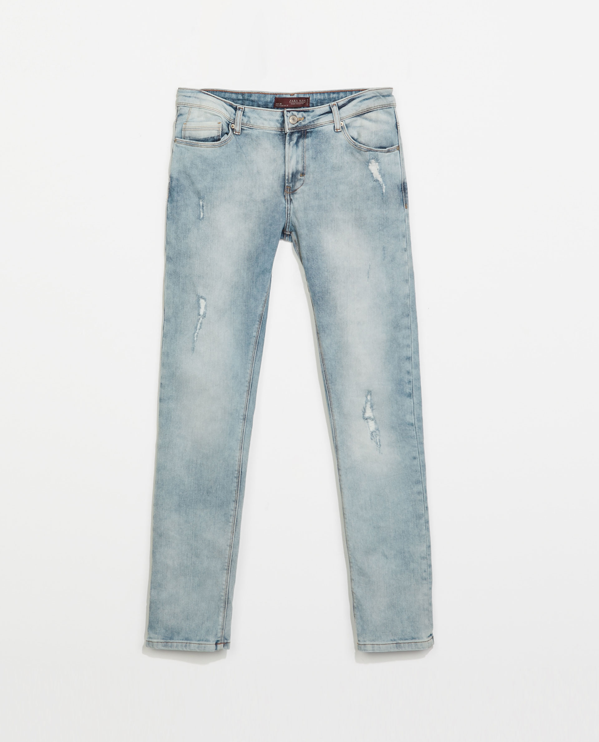 Zara Skinny Jeans in Blue for Men | Lyst