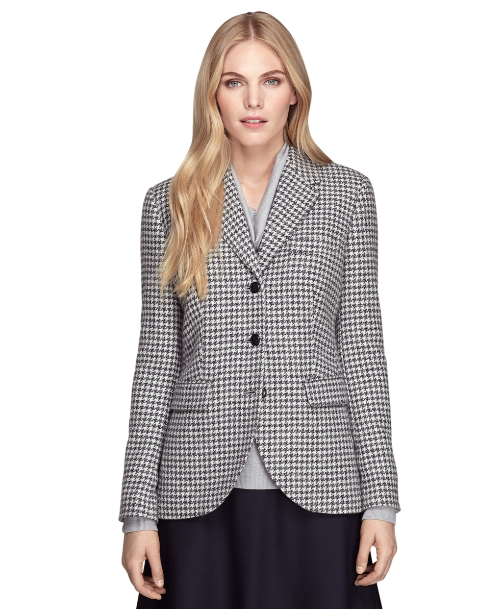 brooks brothers houndstooth blazer