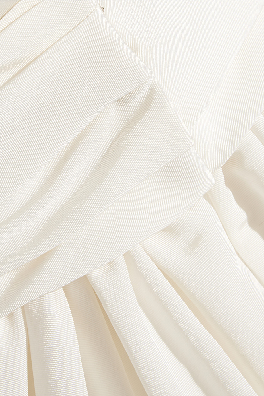 Lyst - Marchesa Silk-Faille Gown in White