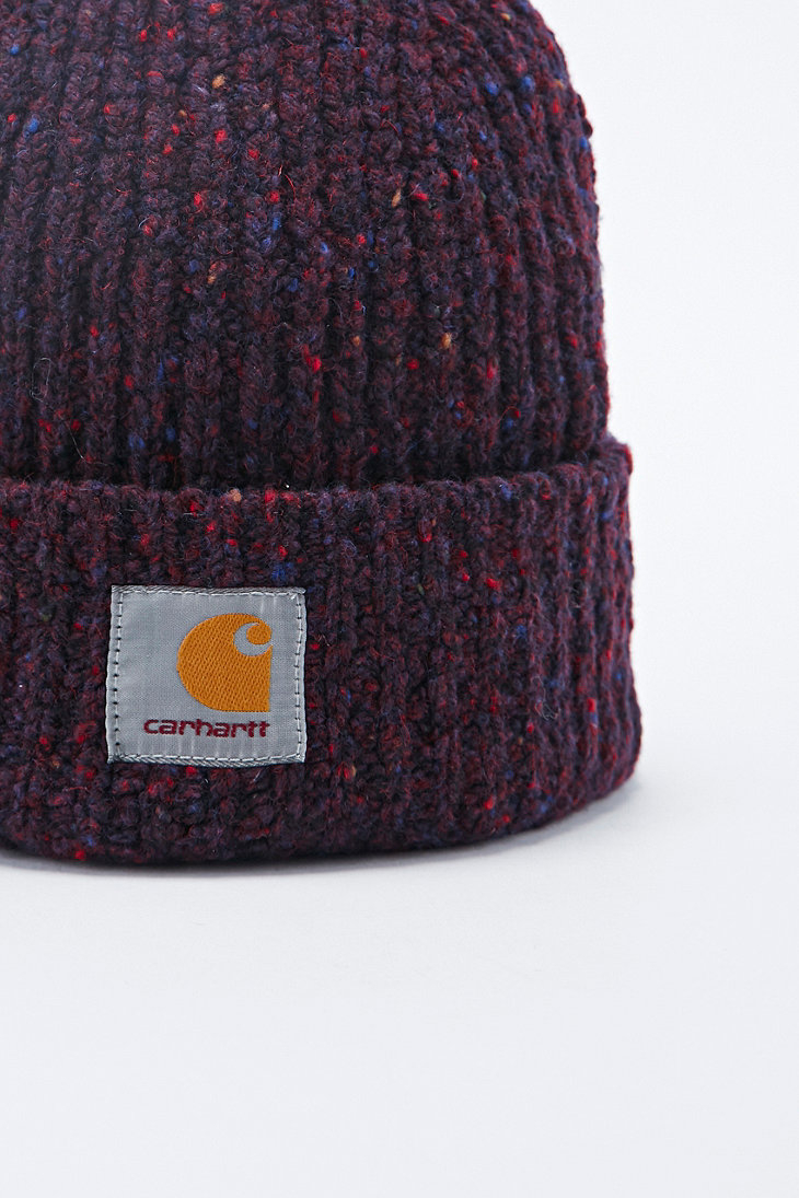 carhartt beanie burgundy