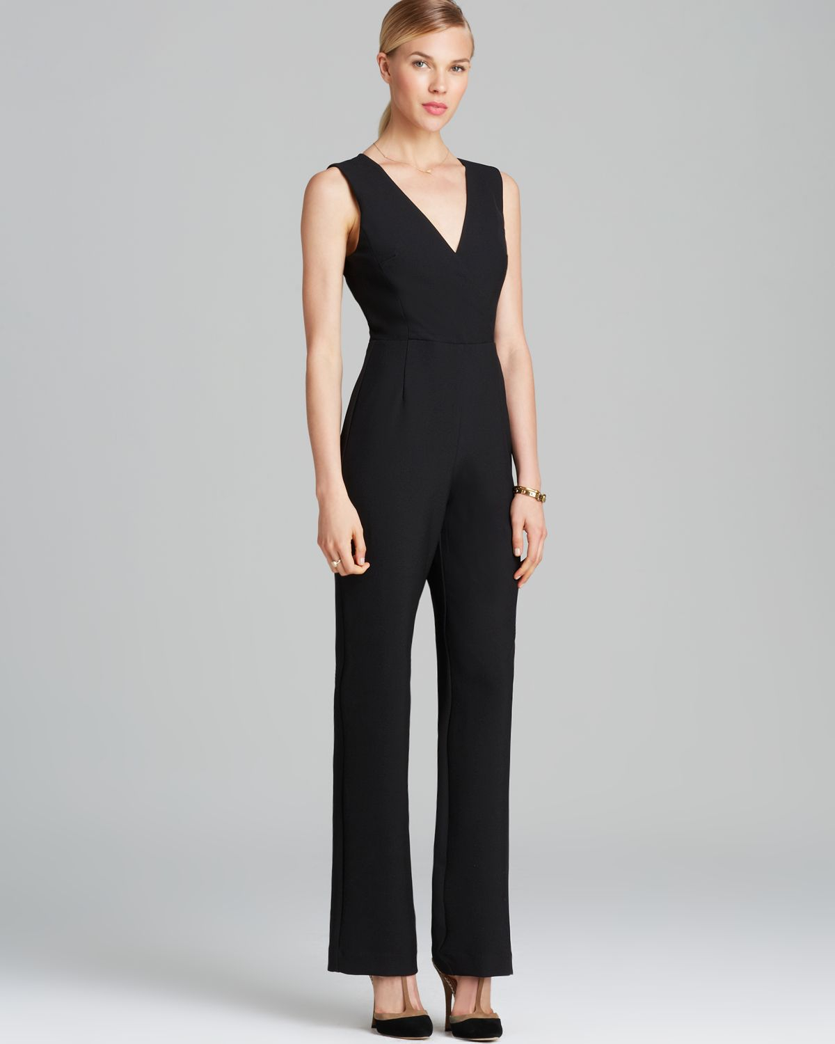trina turk black jumpsuit