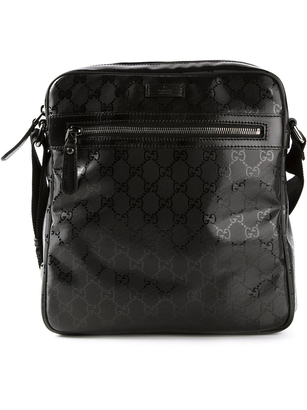 Gucci Monogram Shoulder Bag in Black for Men - Lyst