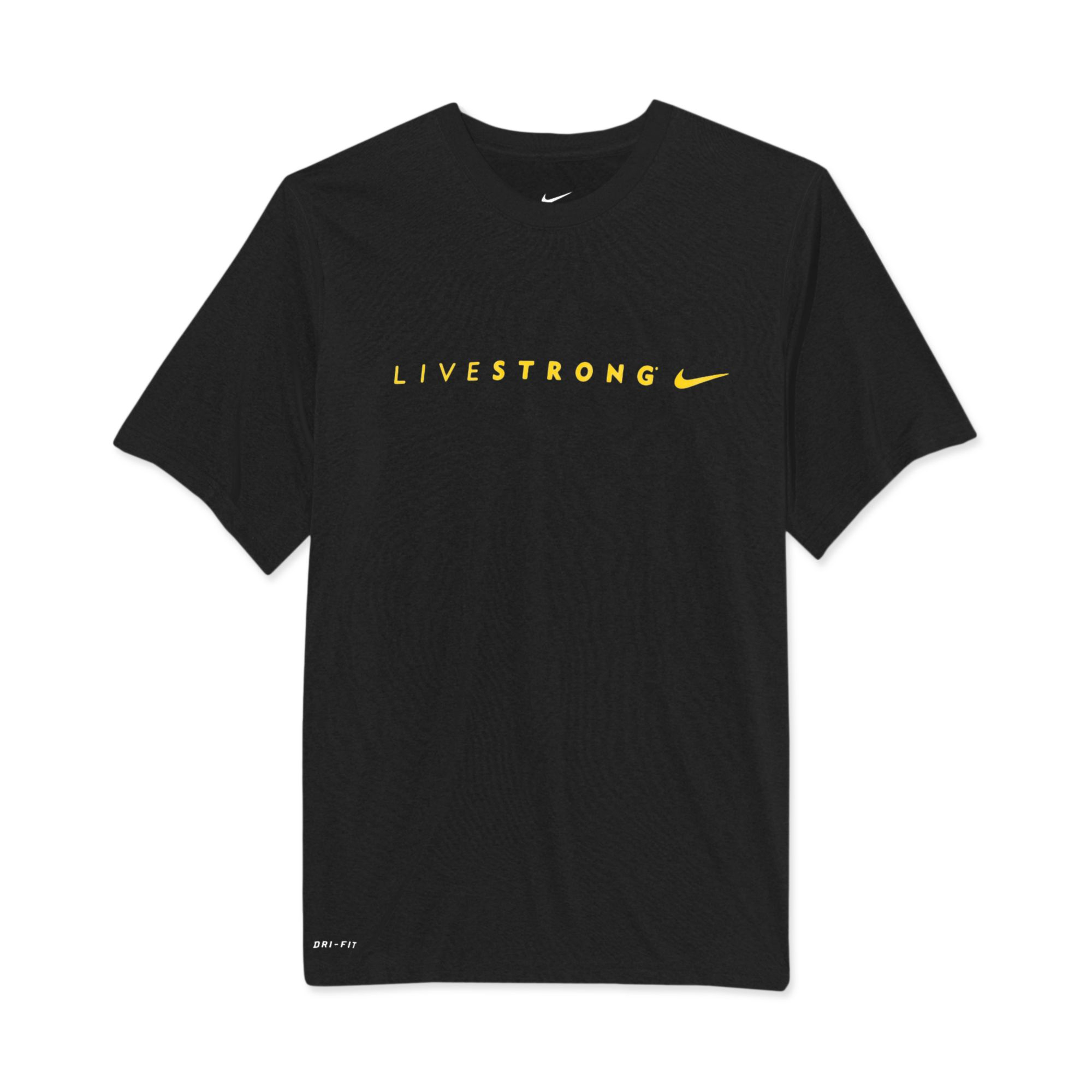 Nike Livestrong Legend Running T-shirts in Black for Men | Lyst