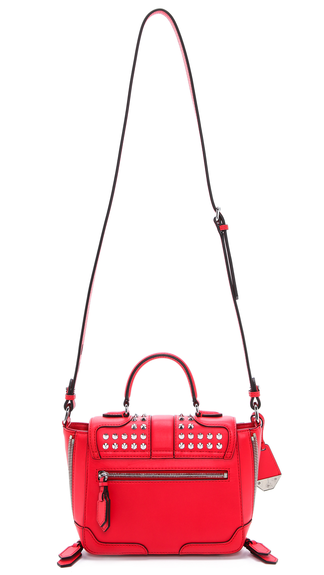 Rebecca Minkoff Elle Mini Shoulder Bag in Hot Red (Red) - Lyst