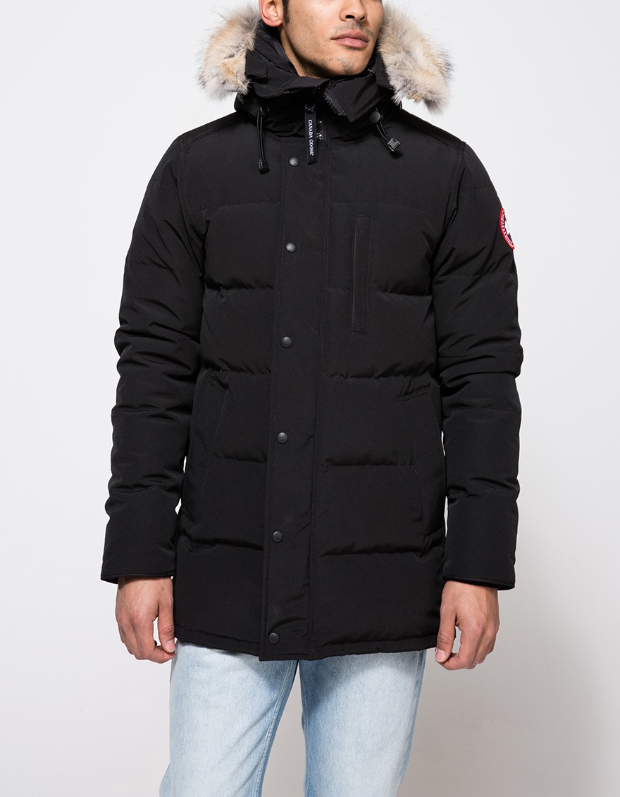 Coyote Fur Coat >> Canada goose Carson Drawstring Hooded Parka in Black for Men | Lyst Coyote Fur Coat >> Canada goose Carson Drawstring Hooded Parka in Black for Men | Lyst