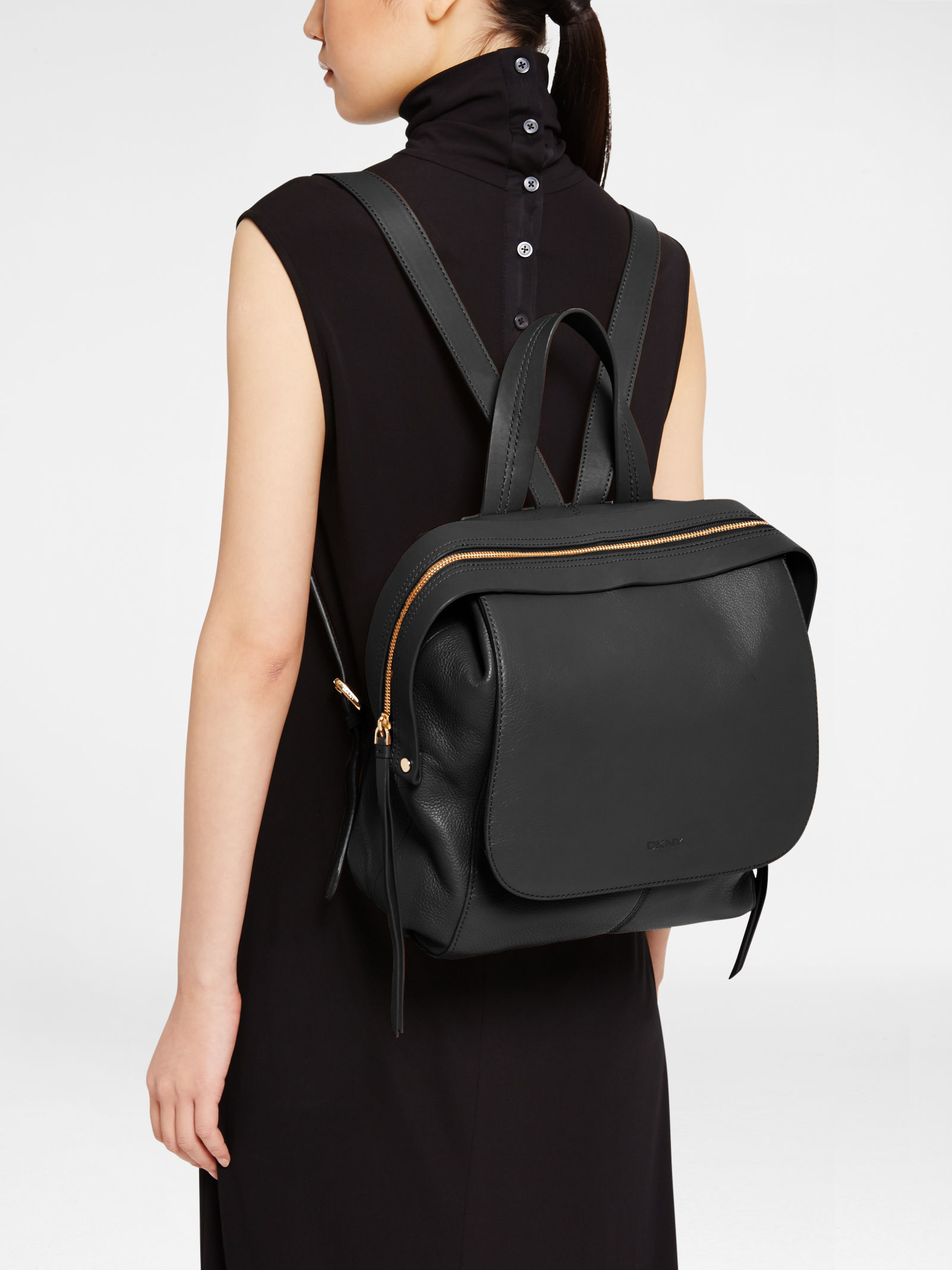 Dkny Leather Backpack Purses For Women