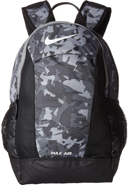 Nike Young Athletes Max Air Small Backpack in Black (Cool Grey/Black/White)