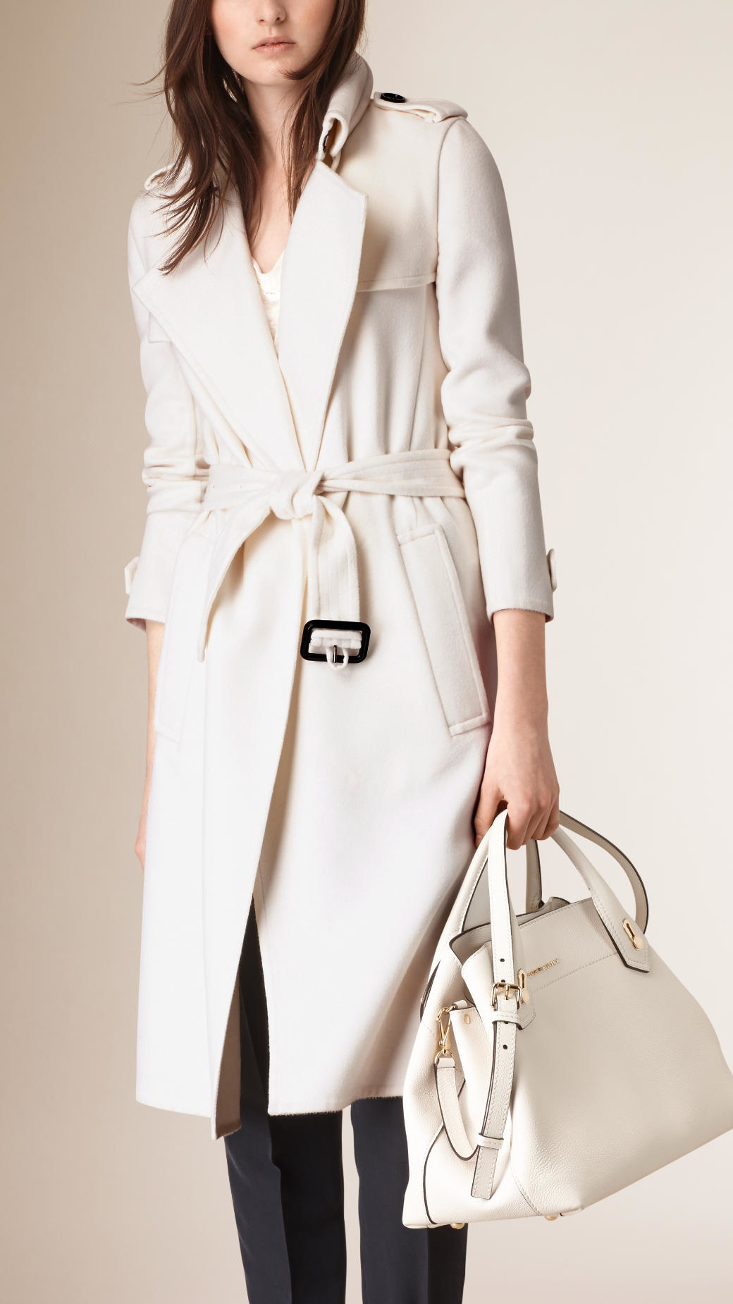 Burberry Wool Wrap Coat