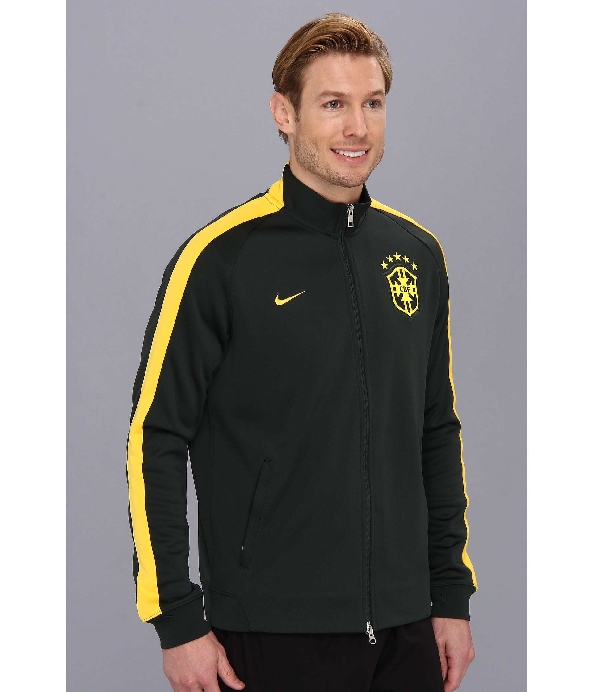 Download Nike N98 Brazil Authentic Track Jacket in Yellow for Men ...