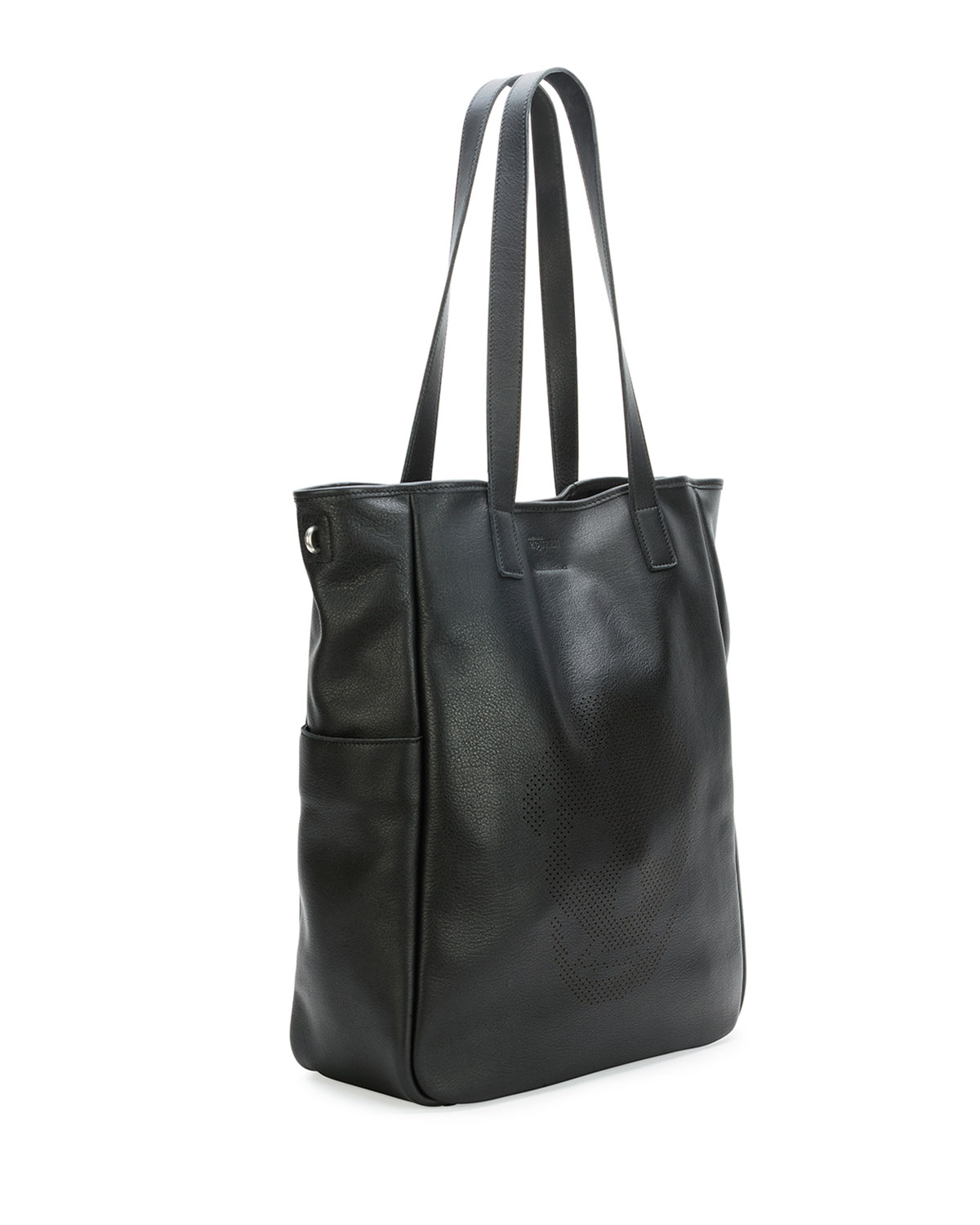 mens black tote bag