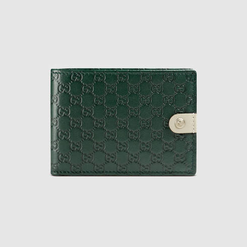 Gucci Microguccissima Billfold Wallet in Green for Men | Lyst