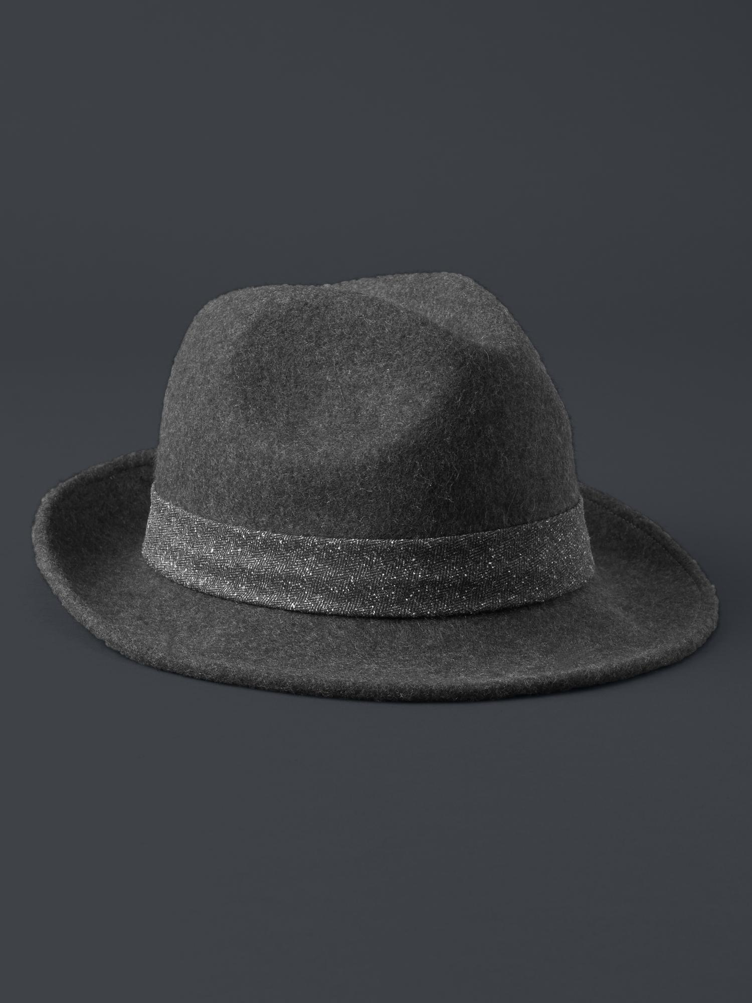 Gap Gray + Gq The Hillside Wool Fedora for Men Lyst
