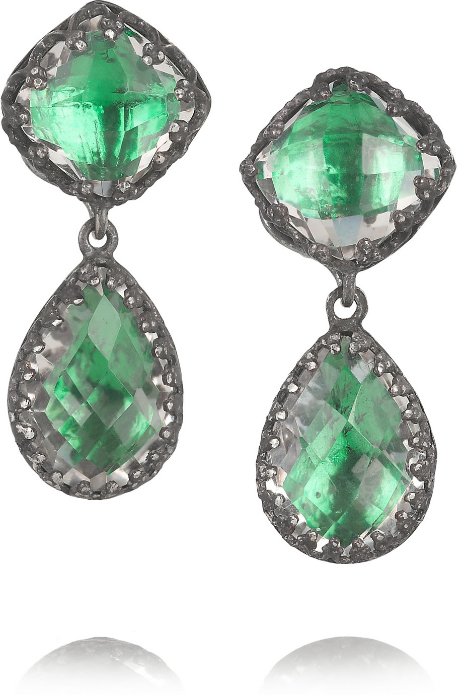 Lyst - Larkspur & Hawk Jane Small Oxidized Sterling Silver Topaz