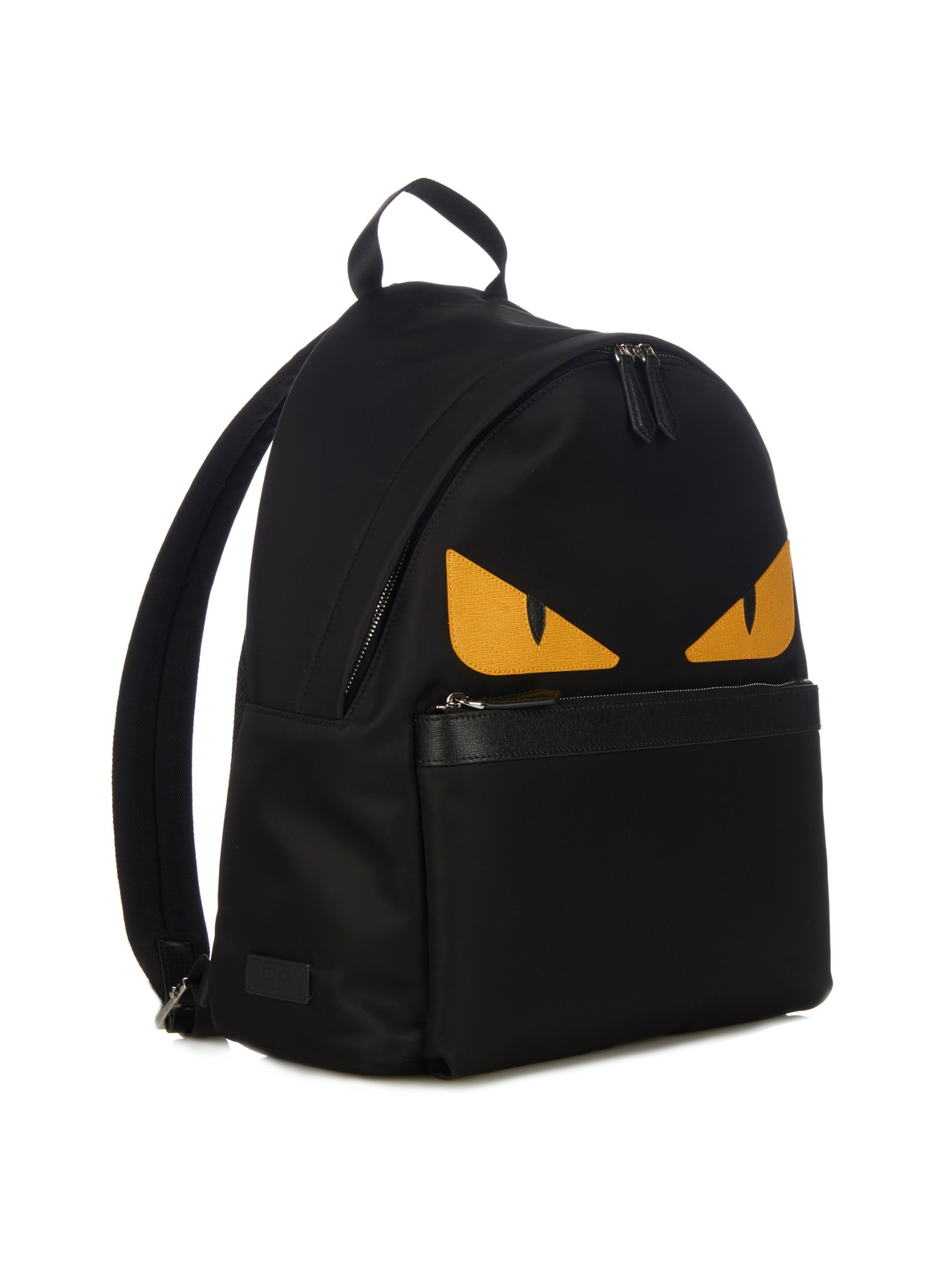 fendi black nylon backpack