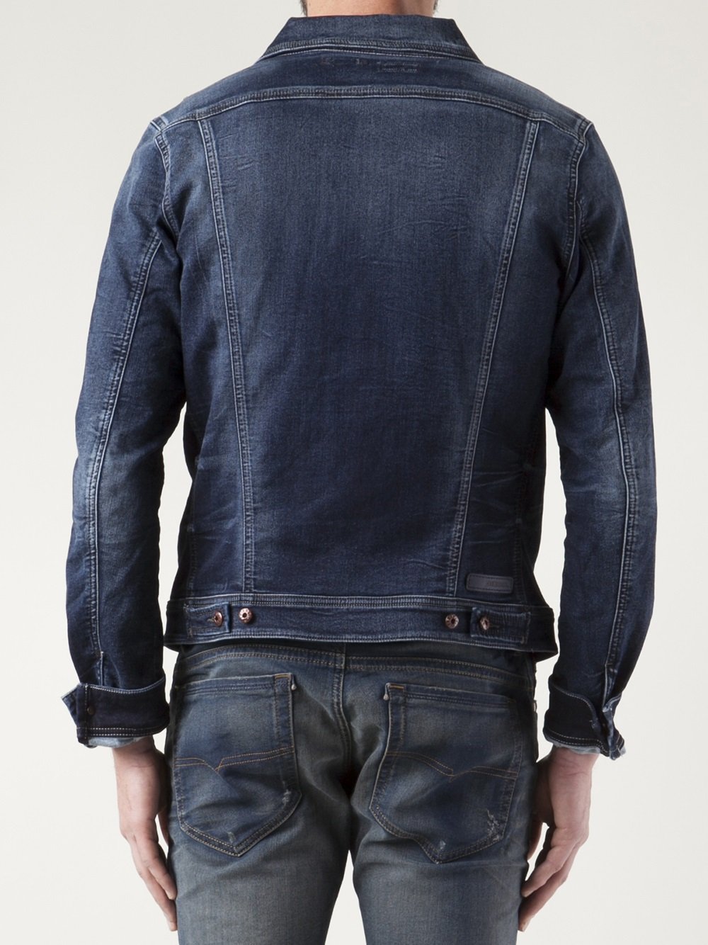 denim jacket with joggers