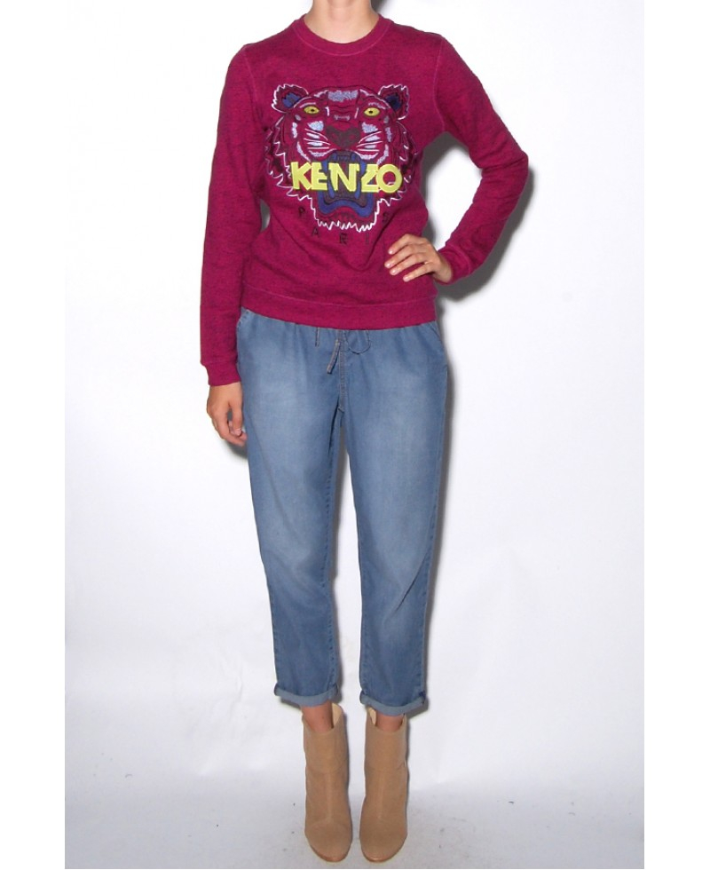 kenzo purple tiger sweatshirt