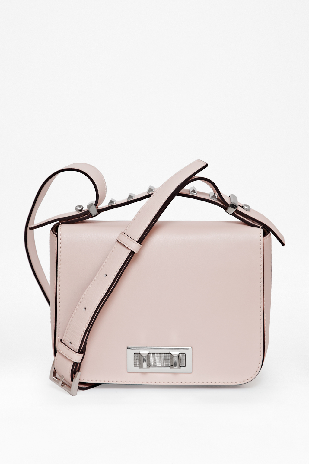 French Connection Jade Leather Crossbody Bag In Pink Lyst Gallery