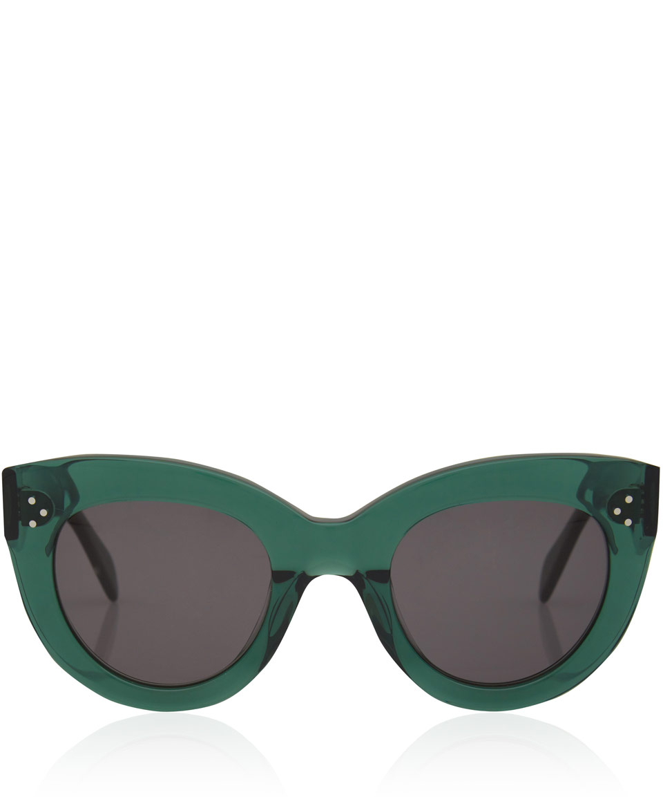 Céline Green Caty Acetate Sunglasses Lyst