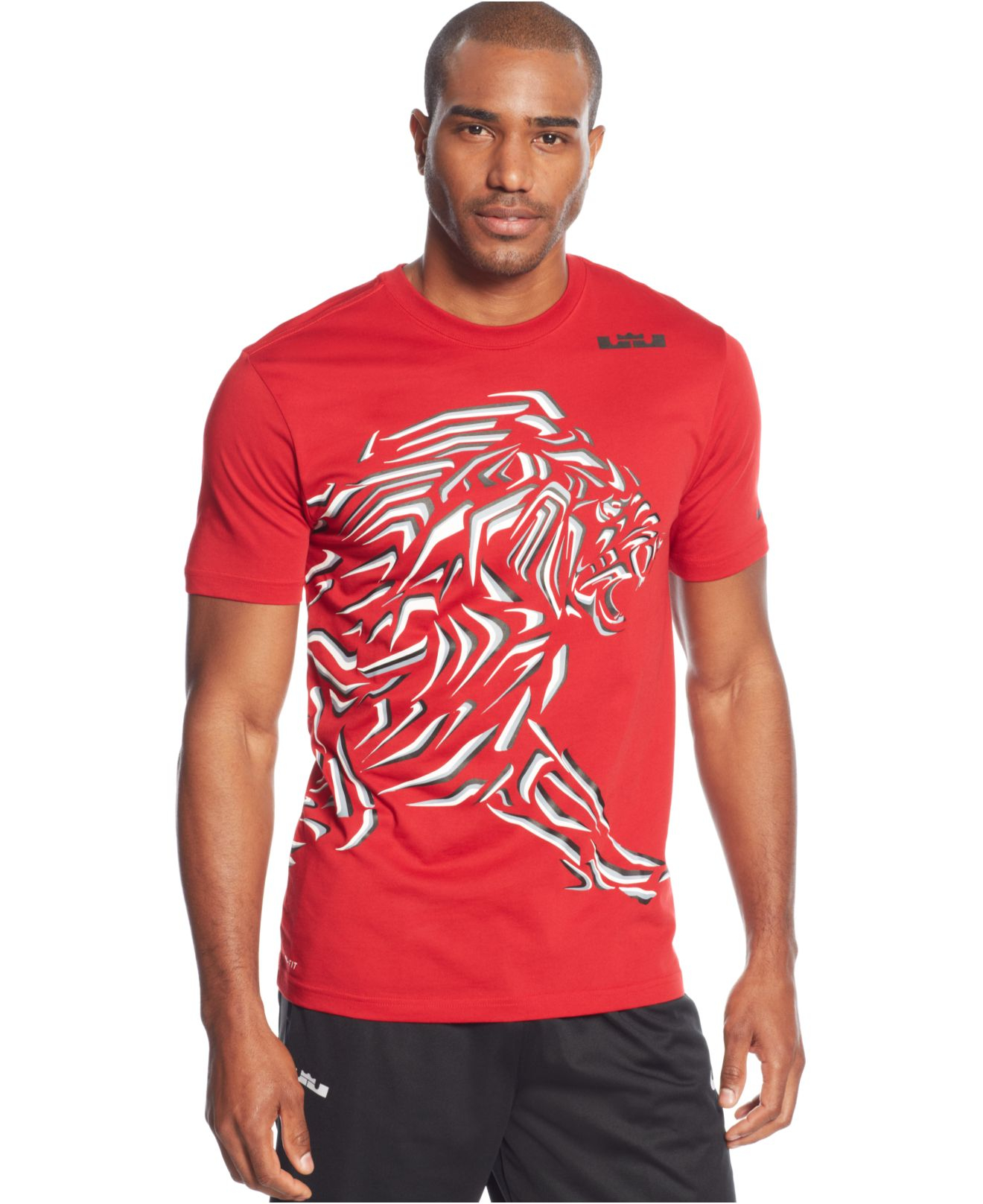 Lion T-Shirt in Red for |