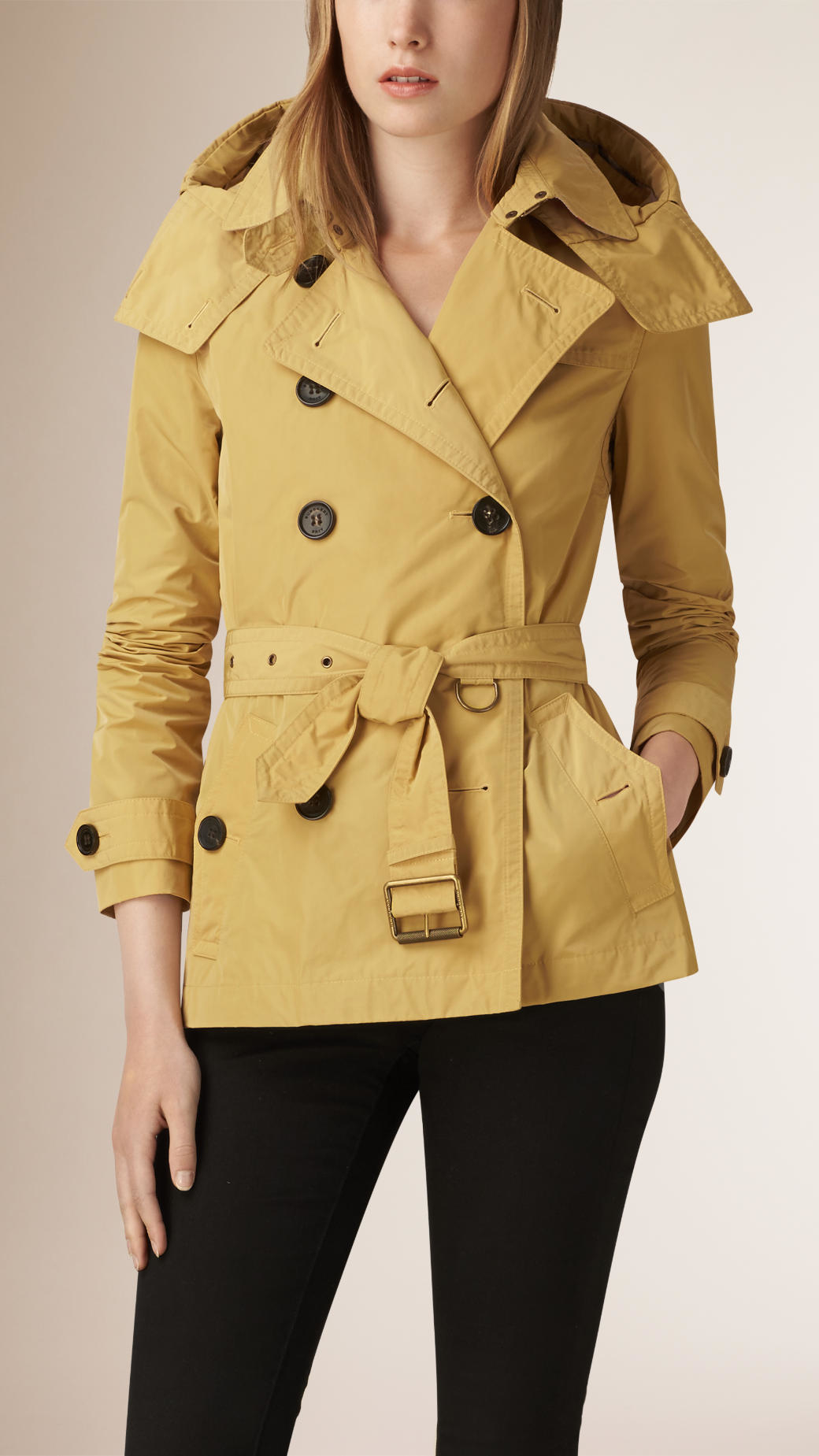 burberry trench coat yellow